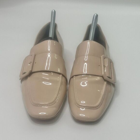 Louise et Cie Size 9 Espen Loafer Blush Leather Flats Nude Slip Ons - Picture 4 of 8
